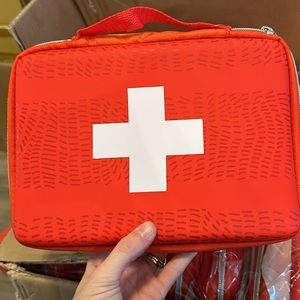 First aide red bag